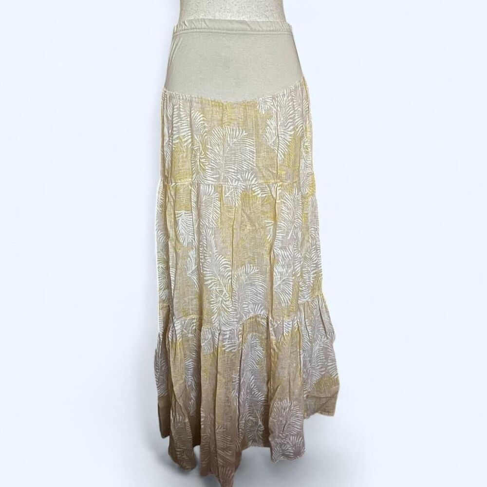 Free people Women's Yellow palm leaf Skirt